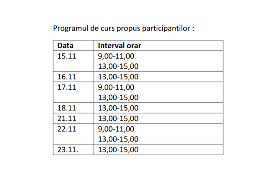 orar-online